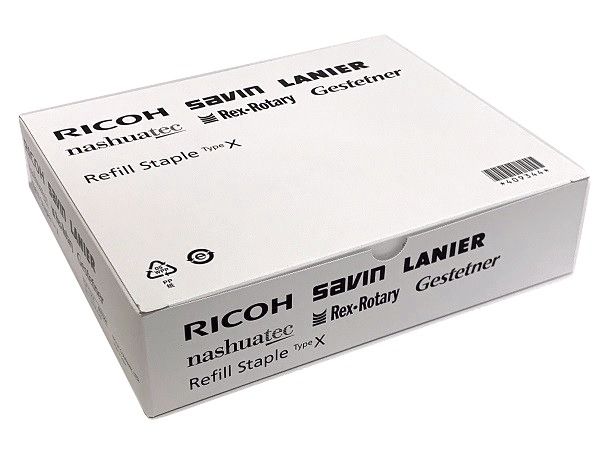 RICOH SP6400H4個セット① Ricoh (Type X) Staple Cartridge 409344 Box of 5