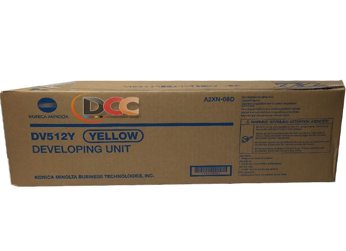 DV-512Y Yellow Developing Unit Konica Minolta Bizhub C554 C454 C364