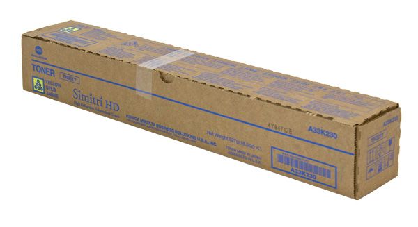 Konica Minnolta TN321Y (A33K230) Yellow Toner Cartridge