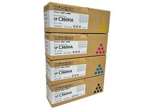 Ricoh 40817 CMYK Toner Cartridges Set