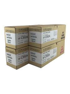 Ricoh 40821 CMYK Toner Cartridges Set