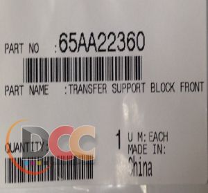 Konica Minolta Transfer Support Block/Front 65AA22360