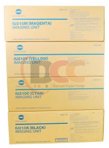 IU210 CYMK Imaging Unit Set for Bizhub C250 C252