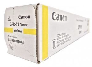 Canon GPR-51Y (8519B003AA) Yellow Toner Cartridge