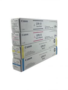 Canon GPR-51 CMYK Toner Set for Advance C250if C255if C350 C3551iF