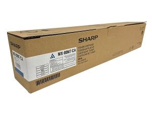 Sharp Cyan Toner Cartridge MX-80NT-CA