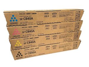 Ricoh 82125 (SP840A) CMYK Toner Cartridges Set
