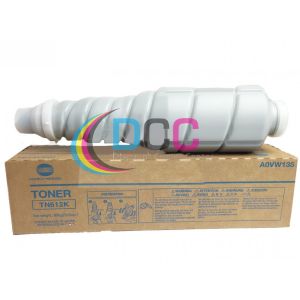 Konica Minolta A0VW135 (TN612K) Black Toner Cartridge