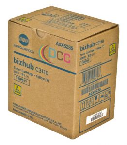 Konica Minolta TNP51Y (A0X5235) Yellow Toner Cartridge