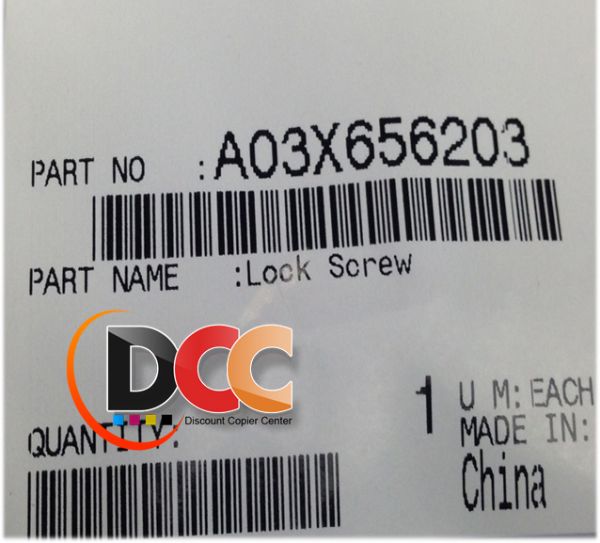 Konica Minolta Lock Screw A03X656203