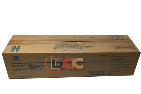 DV-512Y Yellow Developing Unit Konica Minolta Bizhub C554 C454 C364