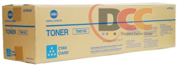 Konica Minolta TN613C (A0TM430) Cyan Toner Cartridge