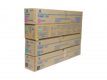 Konica Minolta TN324 CYMK Toner Cartridge Set